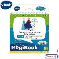 Livre Electronique Enfant - Livre Interactif Enfant Livre Interactif Magibook - VTECH - La Reine des Neiges - Niveau 2 - 4 ans - Autocollants inclus