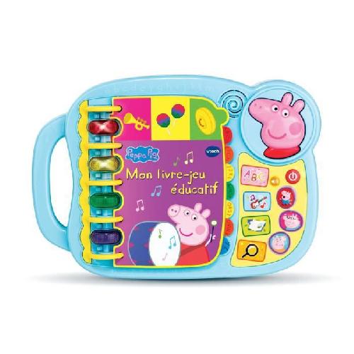 Livre Electronique Enfant - Livre Interactif Enfant Livre-Jeu Educatif VTECH - Peppa Pig - Sons amusants - 14 pages d'histoires et de jeux