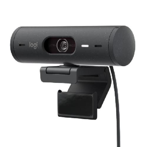 Webcam Logitech - Brio 500 Webcam HD avec Expo Auto - Graphite