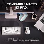 Souris Logitech - Souris sans fil Ergonomique - MX Master 3S pour Mac - Gris Pâle