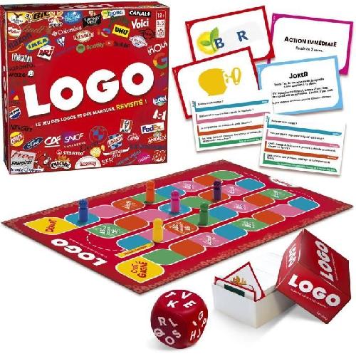 Jeu De Societe - Jeu De Plateau Logo - LANSAY - Jeu de société - 1500 questions - Des 12 ans