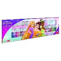 Loisirs Creatifs Et Activites Manuelles Coffret coloriage - MULTIPRINT - 18660 - 60 feutres 4 tampons Princesses Disney