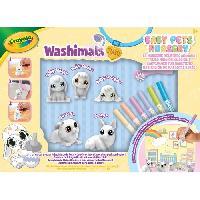 Loisirs Creatifs Et Activites Manuelles Coloriage - CRAYOLA - Washimals Baby Pets Nursery Pack - Famille lavable a colorier! Des 3 ans