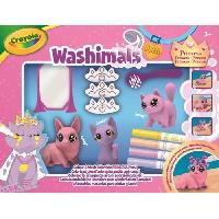 Loisirs Creatifs Et Activites Manuelles Coloriage - CRAYOLA - Washimals Pastel Princess Pets - Animaux pastels a personnaliser! Des 3 ans