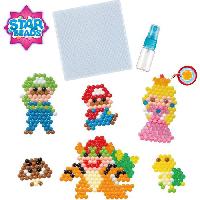 Loisirs Creatifs Et Activites Manuelles Le kit Super Mario - AQUABEADS - Perles qui collent avec de l'eau