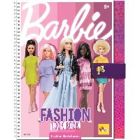 Loisirs Creatifs Et Activites Manuelles Livret de création collection de mode - Barbie sketch book fashion look - LISCIANI