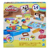 Loisirs Creatifs Et Activites Manuelles PLAY-DOH Kit du petit chef cuisinier. pâte a modeler. 14 accessoires de cuisine. jouets préscolaires. Playdoh Kitchens