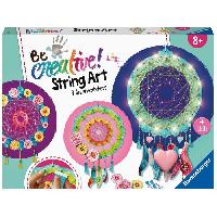 Loisirs Creatifs Et Activites Manuelles Ravensburger - String Art Dreamcatchers - 4005556182350 - A partir de 8 ans