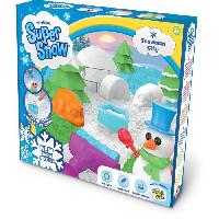 Loisirs Creatifs Et Activites Manuelles Super Snow Man City - Kit de loisir créatif pour créer un igloo et un bonhomme de neige - GOLIATH