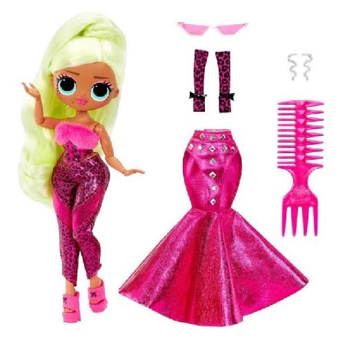 Poupee LOL Surprise OMG - Poupée Mannequin 24 cm - Lady Diva - 2 tenues avec peigne et accesoires - Dés 4 ans