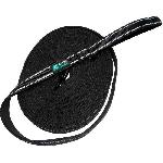 Longe - Licol Longe pour chien - CANI GEAR - 10 m - Neoprene souple avec poignee - Noir