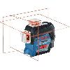 Longueur (telemetre - Laser Mesureur) Laser lignes - BOSCH - GLL 3-80 C - 3 lignes 360o - Batterie 12V - Precision 0.2 mm