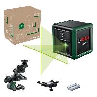 Longueur (telemetre - Laser Mesureur) Laser lignes Bosch - Quigo Green (Livré avec 2 piles. une pince universelle MM2 et 1 adaptation de fixation)