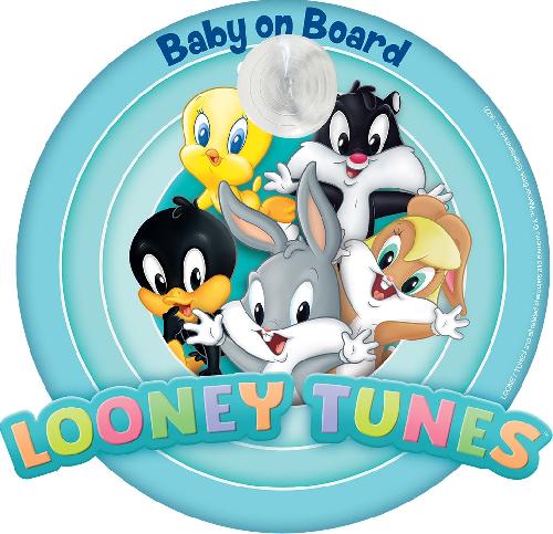 Stickers Multi-couleurs Looney Tunes Baby On Board