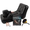 Love Machines Fauteuil Gonflable Avec 3 Vibromasseurs Va et Vient - Dark Magic