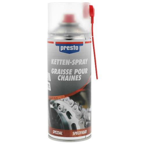 Produit D'entretien Cycle - Lubrifiant - Graisse Lubrifiant Pour Chaine Moto Velo 400ml Presto