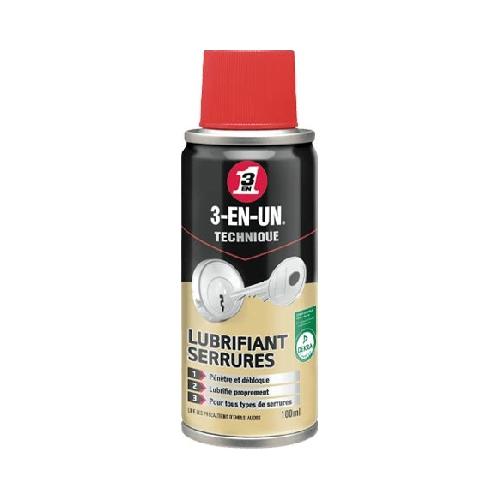 Degrippant - Lubrifiant Lubrifiant serrures 100ml 3-EN-UN -aerosol-