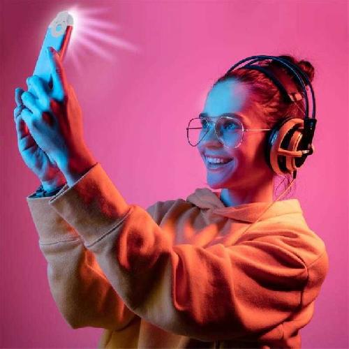 Fixation - Support Telephone Lumiere led selfie smartphone