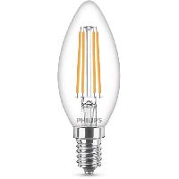 Luminaire D'interieur Ampoule LED Philips Equivalent 60W E14 Blanc chaud Non dimmable - Verre