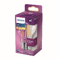 Luminaire D'interieur Ampoule LED PHILIPS Non dimmable - E27 - 100W - Blanc Chaud