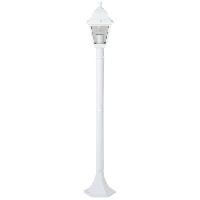 Luminaire D'interieur Lampadaire extérieur - BRILLIANT - NISSIE - Blanc - Métal/Verre - 1xE27 60W - IP44