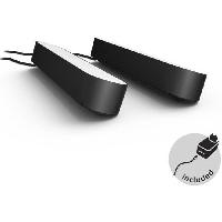 Luminaire D'interieur Lampe connectée Philips Hue Hue Play pack de 2 - Noir