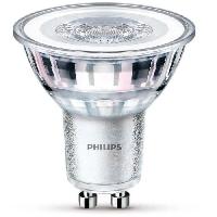 Luminaire D'interieur PHILIPS Ampoule LED Spot GU10 - 50W Blanc Chaud - Compatible Variateur - Verre