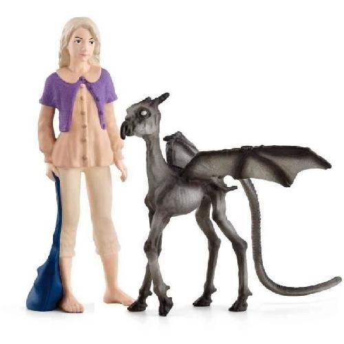 Figurine Miniature - Personnage Miniature Luna et Bébé Sombral. Figurine de l'univers Harry Potter.  pour enfants des 6 ans. 12 x 2 x 10 cm - schleich 42636 WIZARDING WORLD