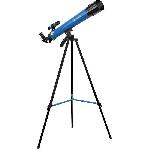 Telescope Lunette astronomique 45/600 AZ - BRESSER JUNIOR - Grossissement jusqu'a 100x - Trépied réglable en hauteur - bleu