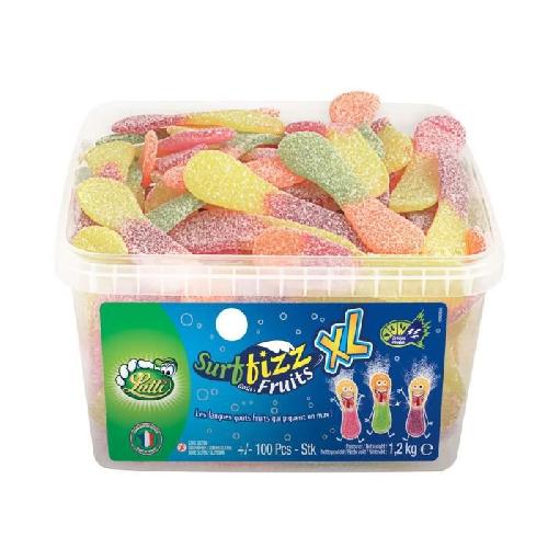 LUTTI Bonbons acidules Surfizz XL Fruit gout bubble-gum - 1.2 kg