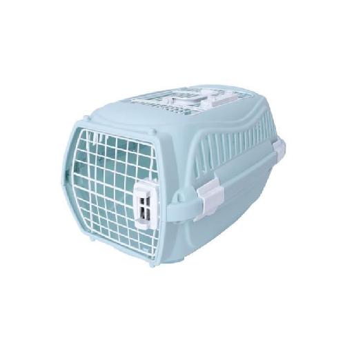 Caisse - Cage De Transport M PETS GIRO CARRIER - Cage de transoport - Taille M - Pour chien et caht - Bleu