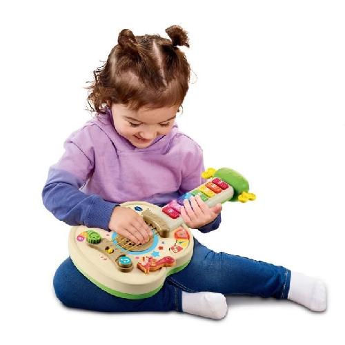 Accessoire De Jeu Multimedia Enfant MA GUITARE LUMI MAGIQUE (JOUET AVEC PARTIE BOIS CERTIFIE FSC)