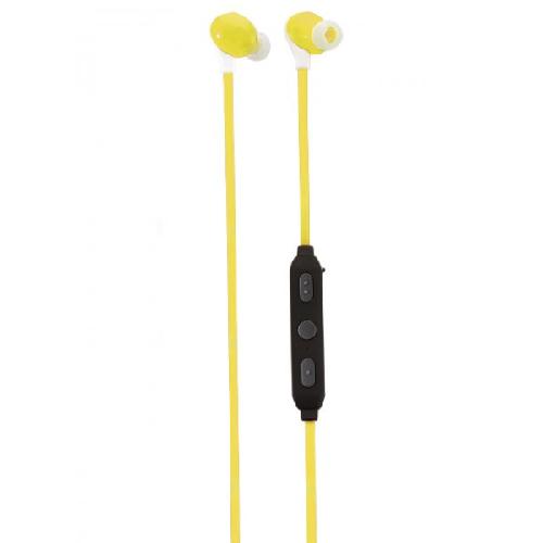 Casque - Ecouteur - Oreillette MAC060BTY Ecouteurs intra auriculaires avec Technologie sans fil Bluetooth - jaune