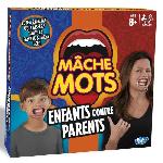 Jeu De Societe - Jeu De Plateau Mache-Mots Enfants contre parents. Jeu de societe ambiance pour la famille. Version francaise. Hasbro Gaming