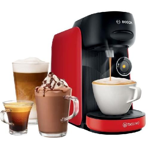 Machine A Expresso Machine a café + 3 packs T-discs - BOSCH - TASSIMO FINESSE TAS163E - 1400 W - 0.7 L - Multi-boissons - IntensityBoost - Noir