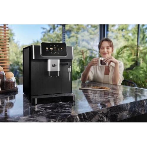 Machine A Cafe Expresso Broyeur Machine a café avec broyeur - BEKO - CEG7302B - 1350 W - 19 bars - Noir