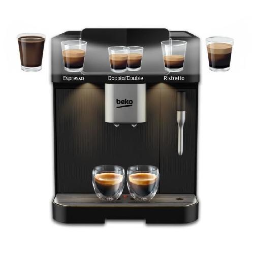 Machine A Cafe Expresso Broyeur Machine a café avec broyeur - BEKO - CEG7302B - 1350 W - 19 bars - Noir