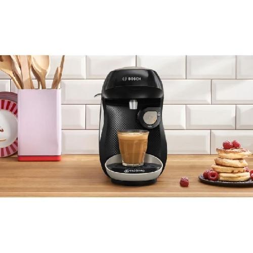 Machine A Expresso Machine a café - BOSCH - TAS109E - Tassimo Happy - 1400 W - 0.7 L - Noir / Creme