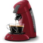 Machine A Expresso Machine a café dosette - PHILIPS - SENSEO ORIGINAL HD6553/81 - Booster d'arômes - Crema plus - Rouge