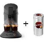 Machine A Expresso Machine a cafe dosette SENSEO Original Plus CSA210-63 noir + Canister offert