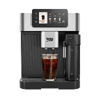 Machine A Cafe Expresso Broyeur Machine a café avec broyeur - BEKO - CEG7348X - 1350 W - 250g de grains - Noir / Silver