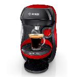 Machine a cafe multi-boissons - BOSCH - TASSIMO - T10 HAPPY - Rouge et anthracite