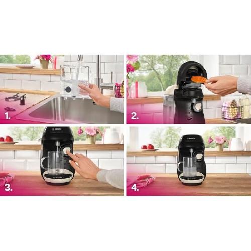 Machine A Expresso Machine a café multi-boissons - BOSCH - TASSIMO - T10 Happy vanille - 1400 W