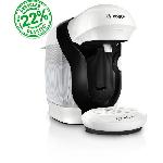 Machine a café multi-boissons - BOSCH - TASSIMO - T11 Style blanc - 1400 W