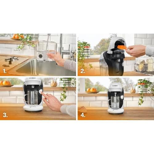 Machine A Expresso Machine a café multi-boissons - BOSCH - TASSIMO - T11 Style blanc - 1400 W