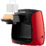 Cafetiere Machine a café - SENCOR - SCE 2101RD - 0.3 L - 500 W - 2 tasses incluses - Rouge