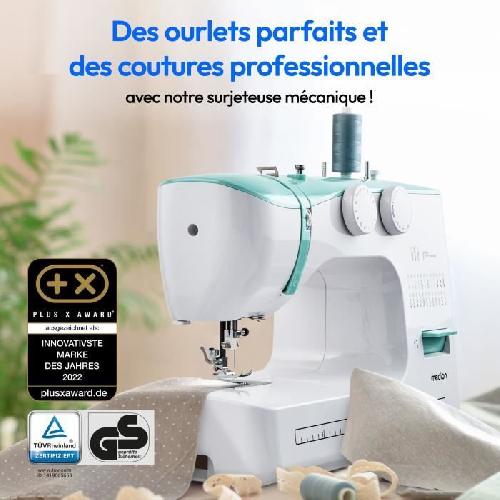 Machine A Coudre Machine a Coudre - MEDION - SM 60 - 62W - 24 Points + Points Doubles - 700 tr/min - LED - Turquoise