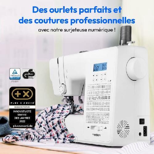 Machine A Coudre Machine a Coudre Numerique - MEDION - SD 36 - 38W - 270 Points - 700 tr-min - LED - Blanc