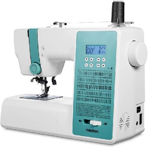 Machine A Coudre Machine a Coudre Numerique - MEDION - SD 36 - 38W - 270 Points - 700 tr-min - LED - Turquoise