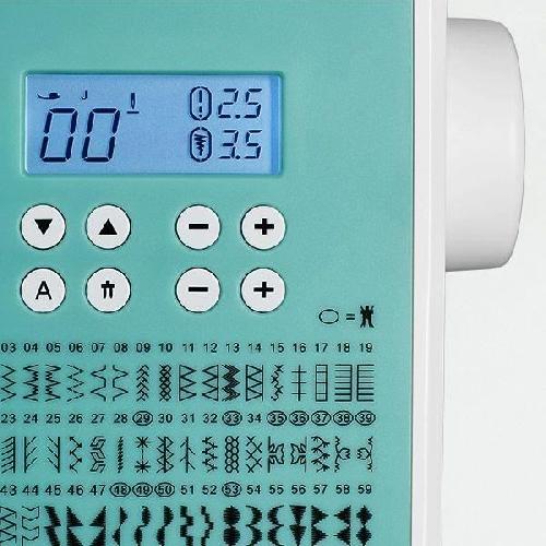 Machine A Coudre Machine a Coudre Numerique - MEDION - SD 36 - 38W - 270 Points - 700 tr-min - LED - Turquoise